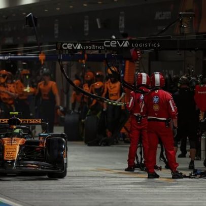 McLaren domina; Piastri lidera Norris na primeira sessão do GP do Qatar