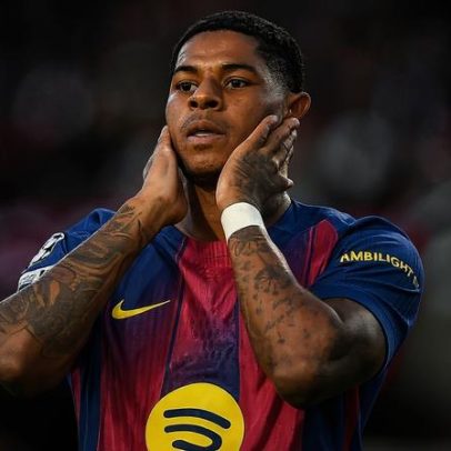 Rashford fica de fora por gripe, segundo comunicado médico do Barcelona