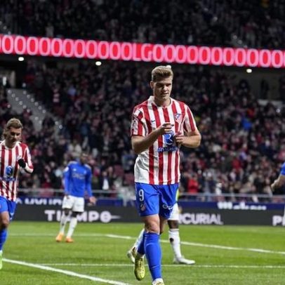 Atlético de Madrid vence com bis de Sorloth e bate recorde na LaLiga