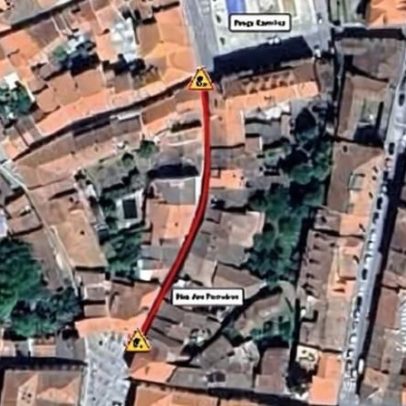 Trecho da Rua dos Ferreiros encerrado ao trânsito