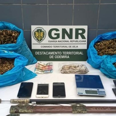 GNR detém homem em São Teotónio por tráfico de droga