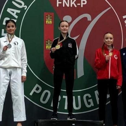 Atleta do Vila Negra Karaté Clube Campeã Nacional de Cadetes, Juniores e Sub-21