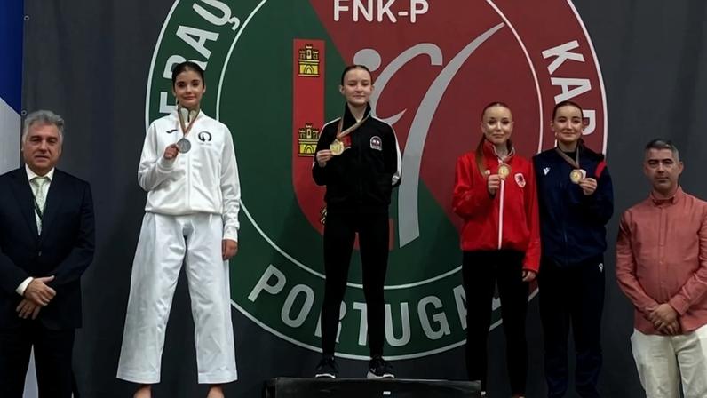 Atleta do Vila Negra Karaté Clube Campeã Nacional de Cadetes, Juniores e Sub-21