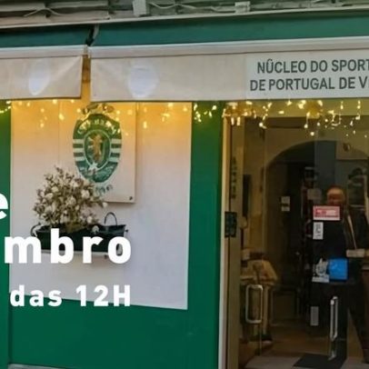 Convívio do Núcleo do Sporting de Vila Viçosa realiza-se a 22 de novembro