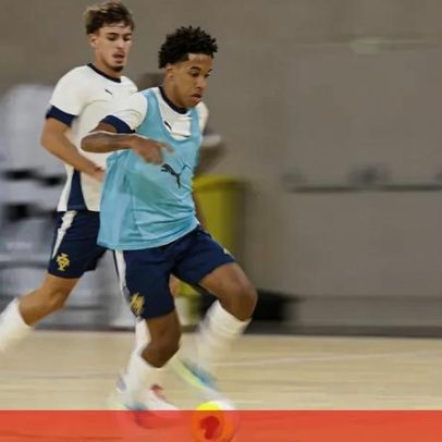 Renato, emprestado pelo Sporting ao Eléctrico, marca aos leões