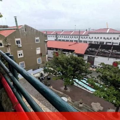 Telhado da Estação de Santa Apolónia cai por vento forte