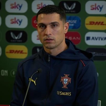 Cristiano Ronaldo admite que o estádio vai assobiá-lo durante o jogo