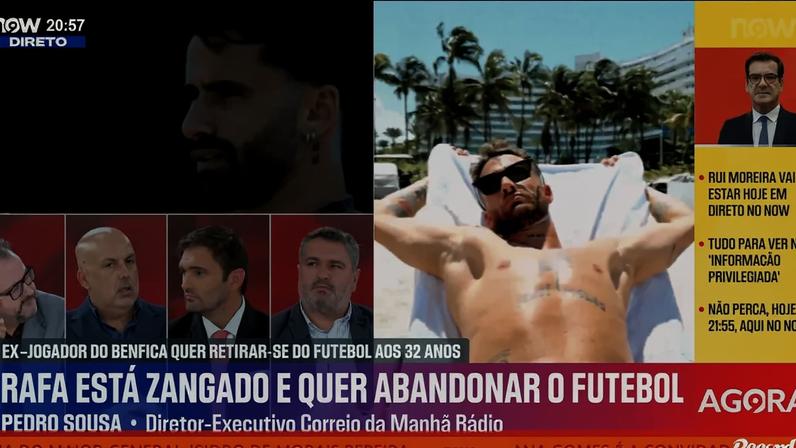 Rafa Silva informa o presidente do Besiktas que quer abandonar o futebol