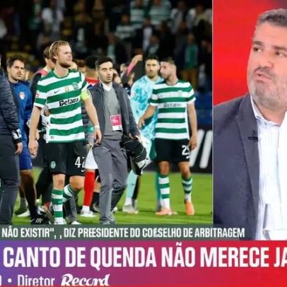 Árbitro do Santa Clara-Sporting envolvido em polémica após palavras a quente