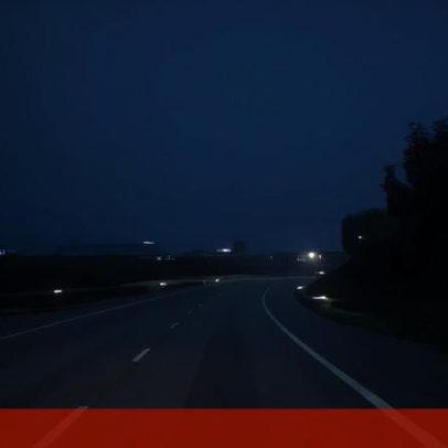 Relâmpagos iluminam A1 no Porto