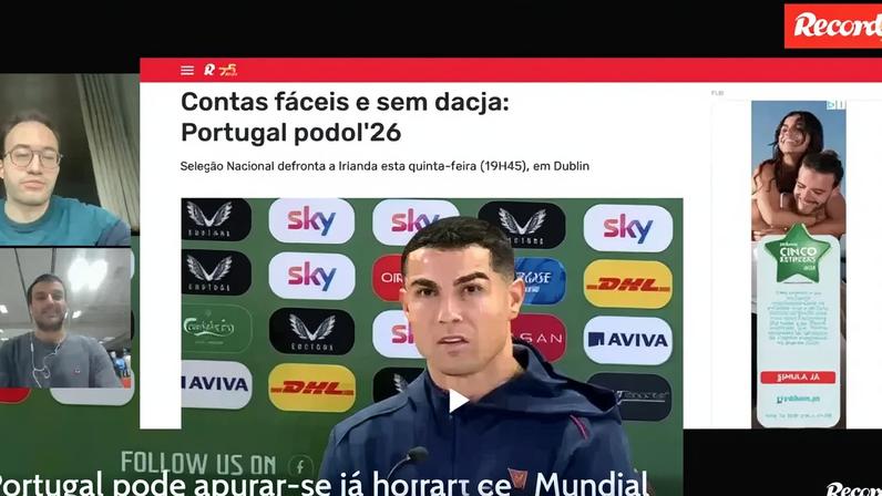 Portugal mira Mundial; APAF pede perda de pontos por críticas a árbitros