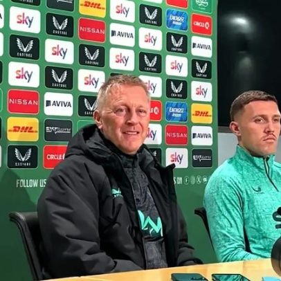 Palavras do selecionador irlandês que motivaram resposta de Ronaldo