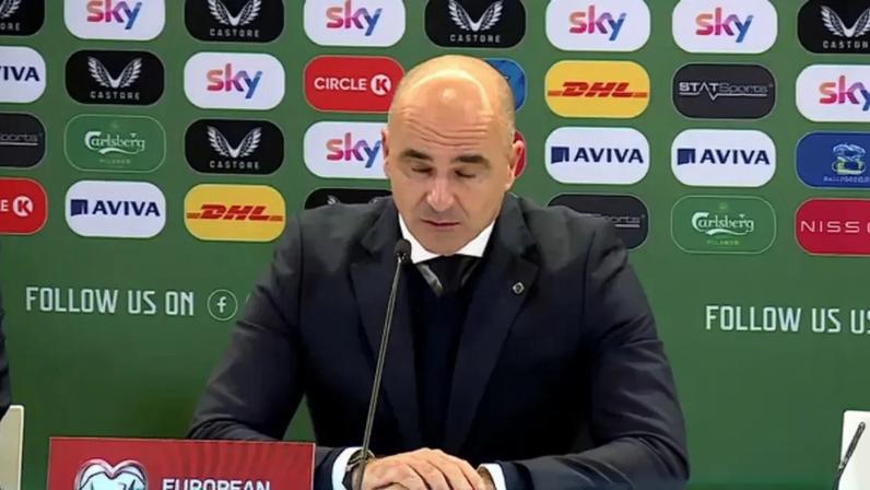 Martínez explica substituição de dois defesas ao intervalo frente à Irlanda