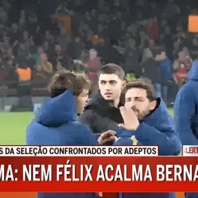 Rúben Dias e Bernardo Silva confrontados por adeptos após derrota na Irlanda