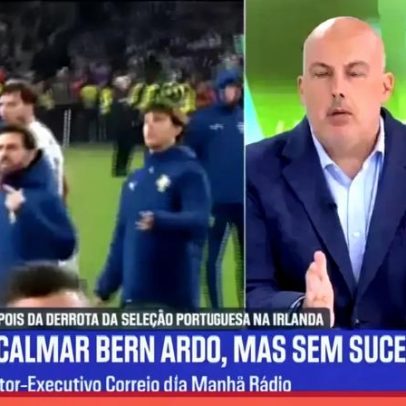 Adeptos que encontraram Rúben Dias e Bernardo Silva foram recebidos no hotel da seleção