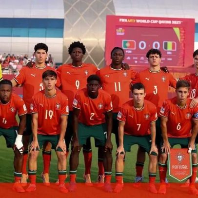 Portugal e Brasil Sub-17 em directo, segundo o Record