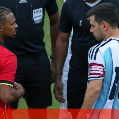 Fredy garantiu camisola de Messi antes do jogo