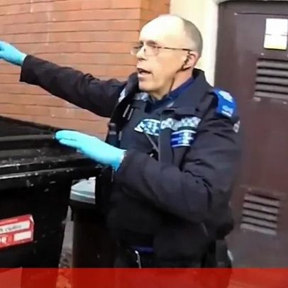Homem rouba 12 mil euros em óculos e é detido escondido num contentor do lixo
