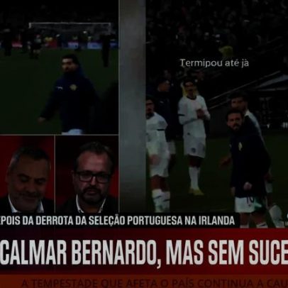 Vítor Pinto: tensão com adeptos após Irlanda-Portugal e exibição questionável