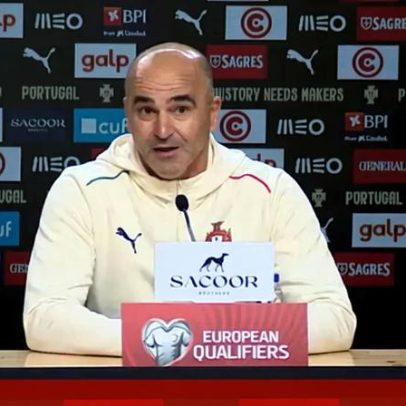 Ronaldo expulso, adeptos fortes e alegria da equipa, diz Roberto Martínez