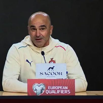 Roberto Martínez comenta expulsão de Ronaldo e apoio dos adeptos