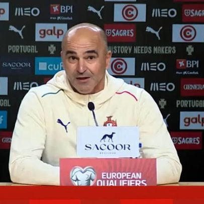 Ronaldo expulso, adeptos fortes e alegria do plantel: o que disse Martínez