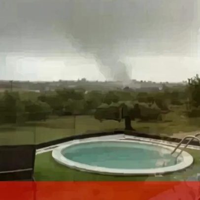 Imagens mostram passagem de tornado em Albufeira