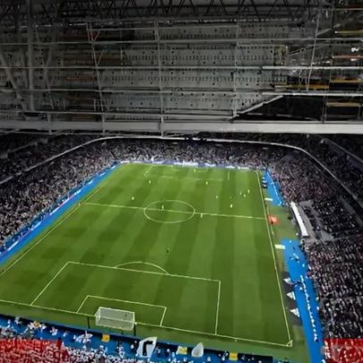 Bernabéu transforma-se para receber jogo da NFL