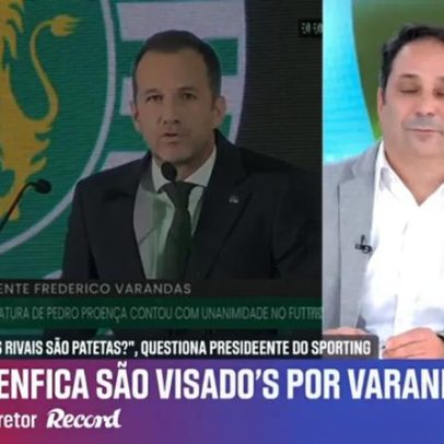 Varandas diz que o manto é pouco e vê passadeira verde nos jogos do Sporting