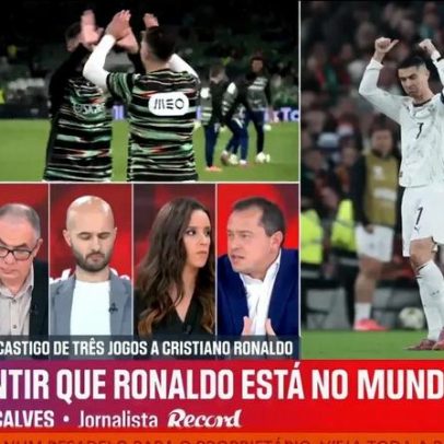 Gravidade do lance não justifica punição superior a um jogo para Cristiano Ronaldo