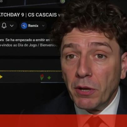 Influenciador argentino reúne 12 mil pessoas para acompanhar jogo do CS Cascais no YouTube