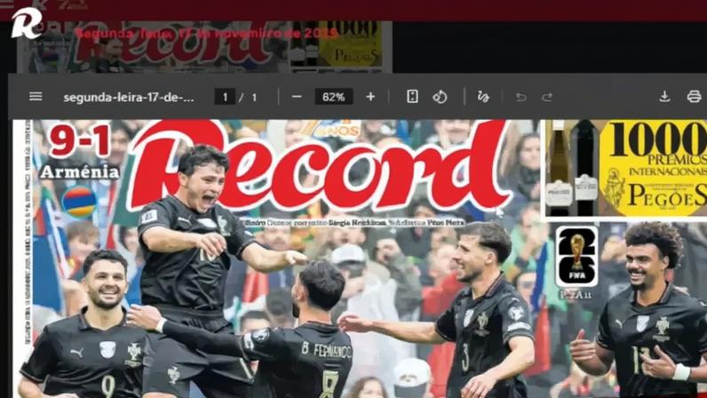 Record: Neves em destaque mundial; rivais em duelo com ataque