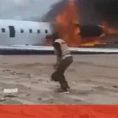 Passageiros escapam ilesos após avião angolano arder na aterragem