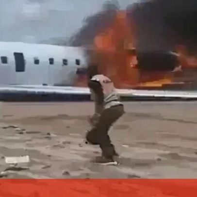 Passageiros escapam ilesos após avião angolano arder na aterragem