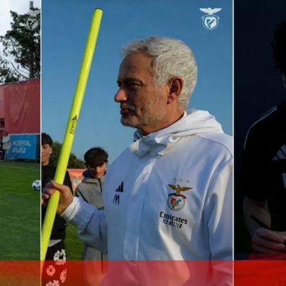 Mourinho convida jovens da formação a assistir ao treino