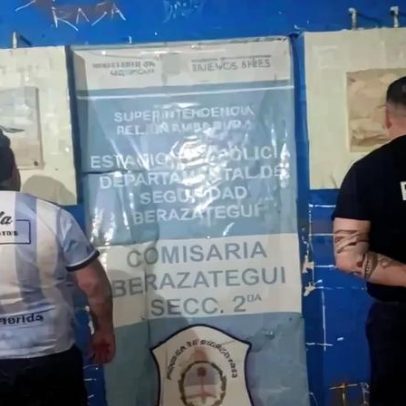 Futebolista argentino é agredido e fica com chave cravada na testa