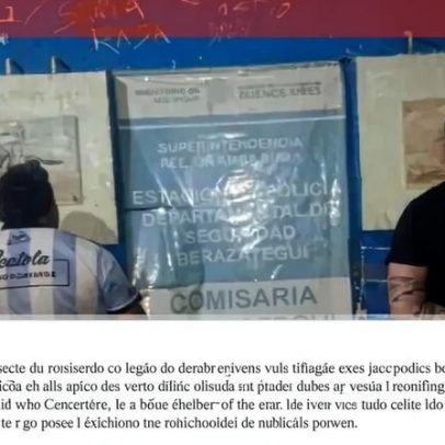 Futebolista argentino é agredido e fica com a chave do carro na testa