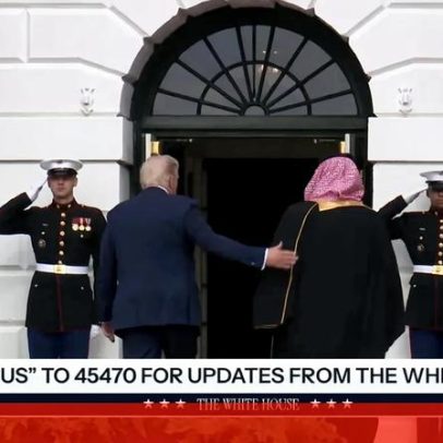 Cristiano Ronaldo chega à Casa Branca em visita com Trump