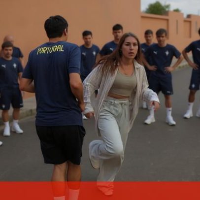 Freestyler franco-argelino enfrenta a seleção Sub-17 de futsal de Portugal