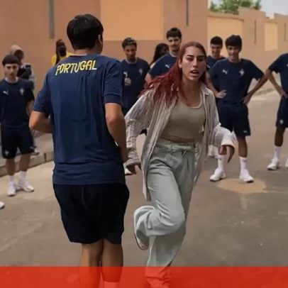 Freestyler franco-argelino enfrenta Seleção Portuguesa Sub-17 futsal: resultado
