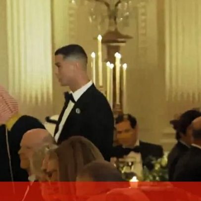 Cristiano Ronaldo presente no jantar na Casa Branca; Trump cita-o no discurso
