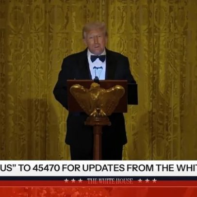 Trump não soube onde estava Ronaldo; alguém apontou para CR7 e houve palmas