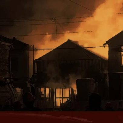 Incêndio de grandes dimensões destrói 170 casas no Japão