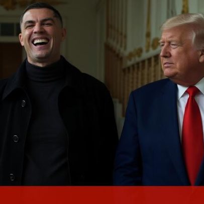 Casa Branca mostra imagens do encontro entre Cristiano Ronaldo e Donald Trump