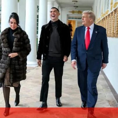 Trump usa IA para interagir com Ronaldo e elogia-o
