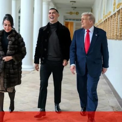 Trump entrega a Cristiano Ronaldo a chave da Casa Branca: significado