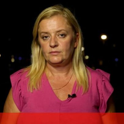 Carro da jornalista Tânia Laranjo envolvido em acidente