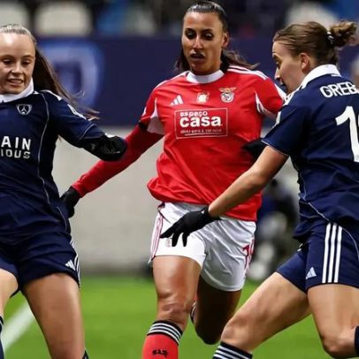 Benfica sofre derrota em França e complica apuramento na Champions feminina