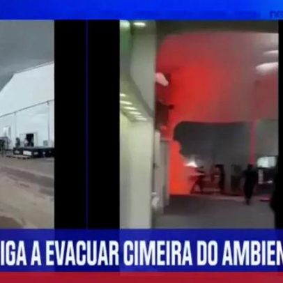 Incêndio atinge pavilhão na COP30 e evacuação do edifício