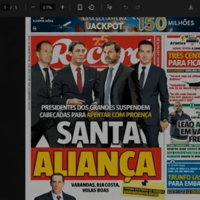 Cimeira do futebol português com Benfica a apresentar nova tática e Sporting no mercado